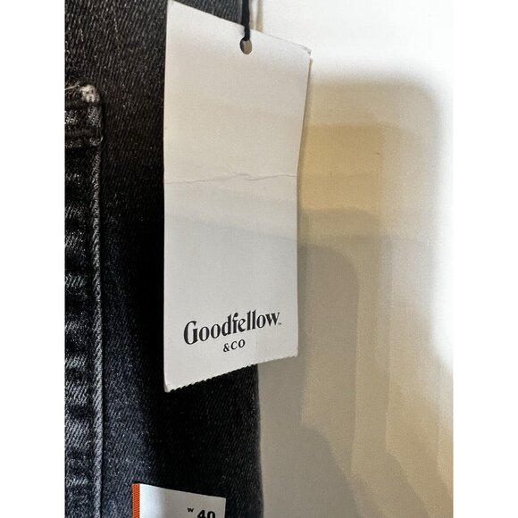Goodfellow Jeans Mens Size 40x32 NWT black denim - Picture 8 of 16
